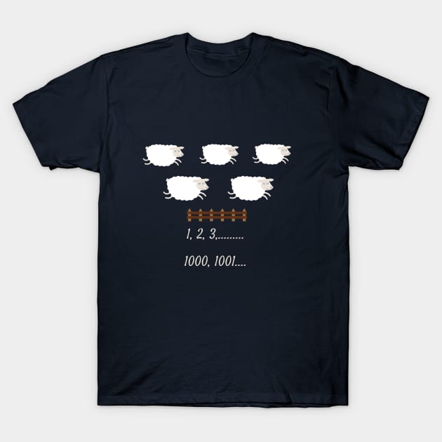 Counting Sheep Fall Asleep 123 T-Shirt by Mission Bear